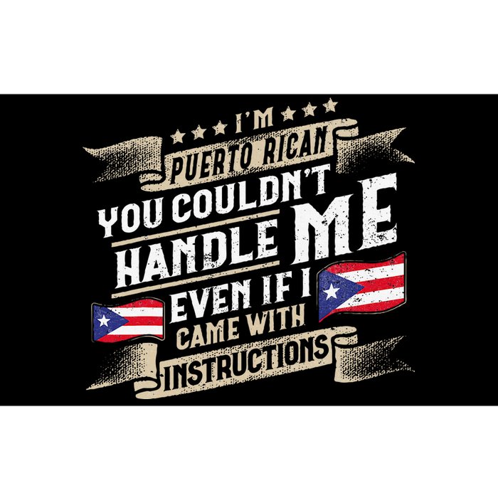 Puerto Rico Accessories Puerto Ricans Flag Bumper Sticker