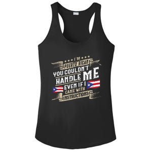 Puerto Rico Accessories Puerto Ricans Flag Ladies PosiCharge Competitor Racerback Tank