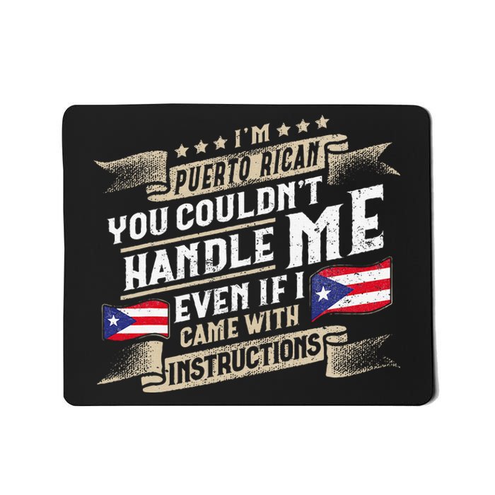 Puerto Rico Accessories Puerto Ricans Flag Mousepad