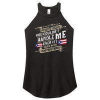 Puerto Rico Accessories Puerto Ricans Flag Women's Perfect Tri Rocker Tank