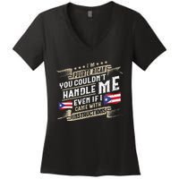 Puerto Rico Accessories Puerto Ricans Flag Women's V-Neck T-Shirt