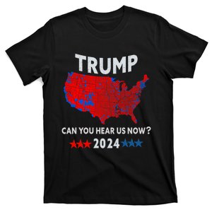 Patriotic Red And Blue Map Usa County Election Map T-Shirt