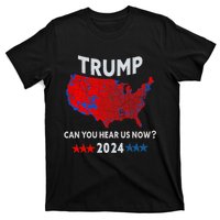 Patriotic Red And Blue Map Usa County Election Map T-Shirt