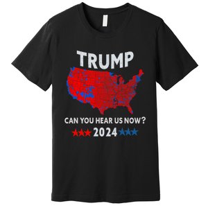 Patriotic Red And Blue Map Usa County Election Map Premium T-Shirt