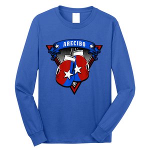 Puerto Rican Arecibo Puerto Rico Boxing Gloves Long Sleeve Shirt