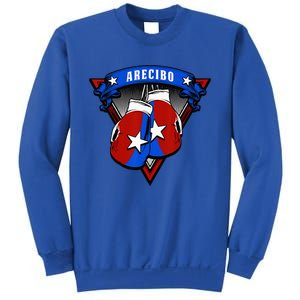 Puerto Rican Arecibo Puerto Rico Boxing Gloves Sweatshirt