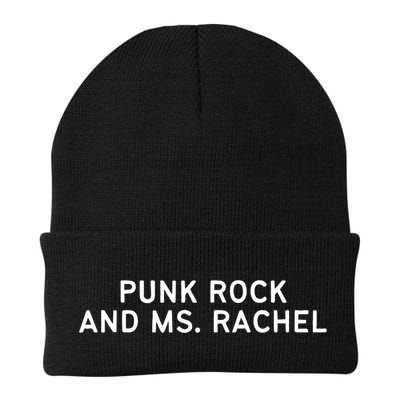 Punk Rock And Ms Rachel Funny Ms Rachel Parent Beanie