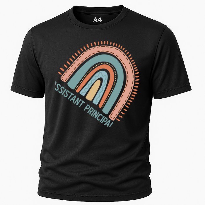 Pastel Rainbow Assistant Principal Gift Cooling Performance Crew T-Shirt