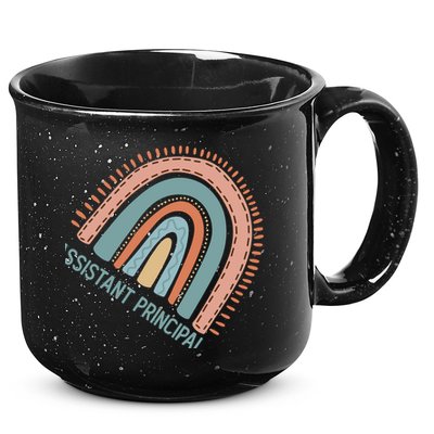 Pastel Rainbow Assistant Principal Gift 15oz Campfire Ceramic Mug