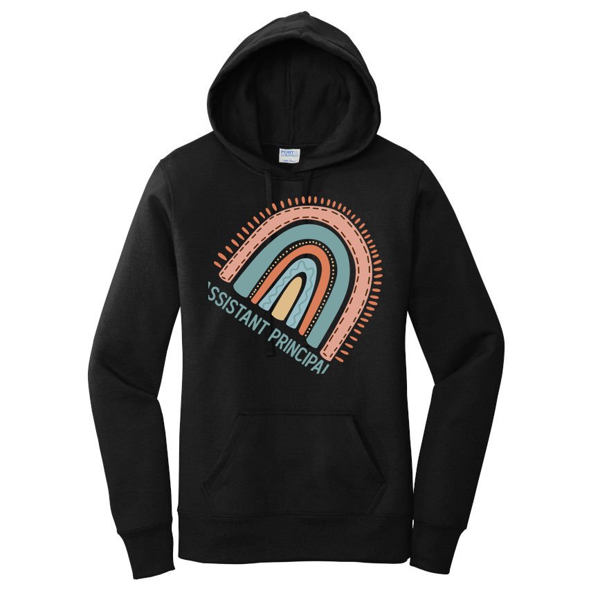 Pastel Rainbow Assistant Principal Gift Women's Pullover Hoodie