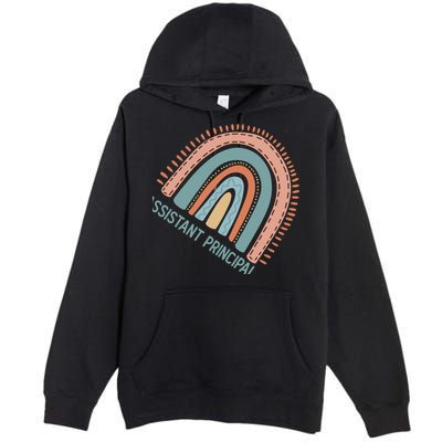 Pastel Rainbow Assistant Principal Gift Premium Pullover Hoodie