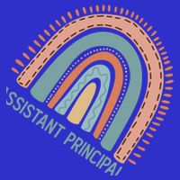 Pastel Rainbow Assistant Principal Gift Button