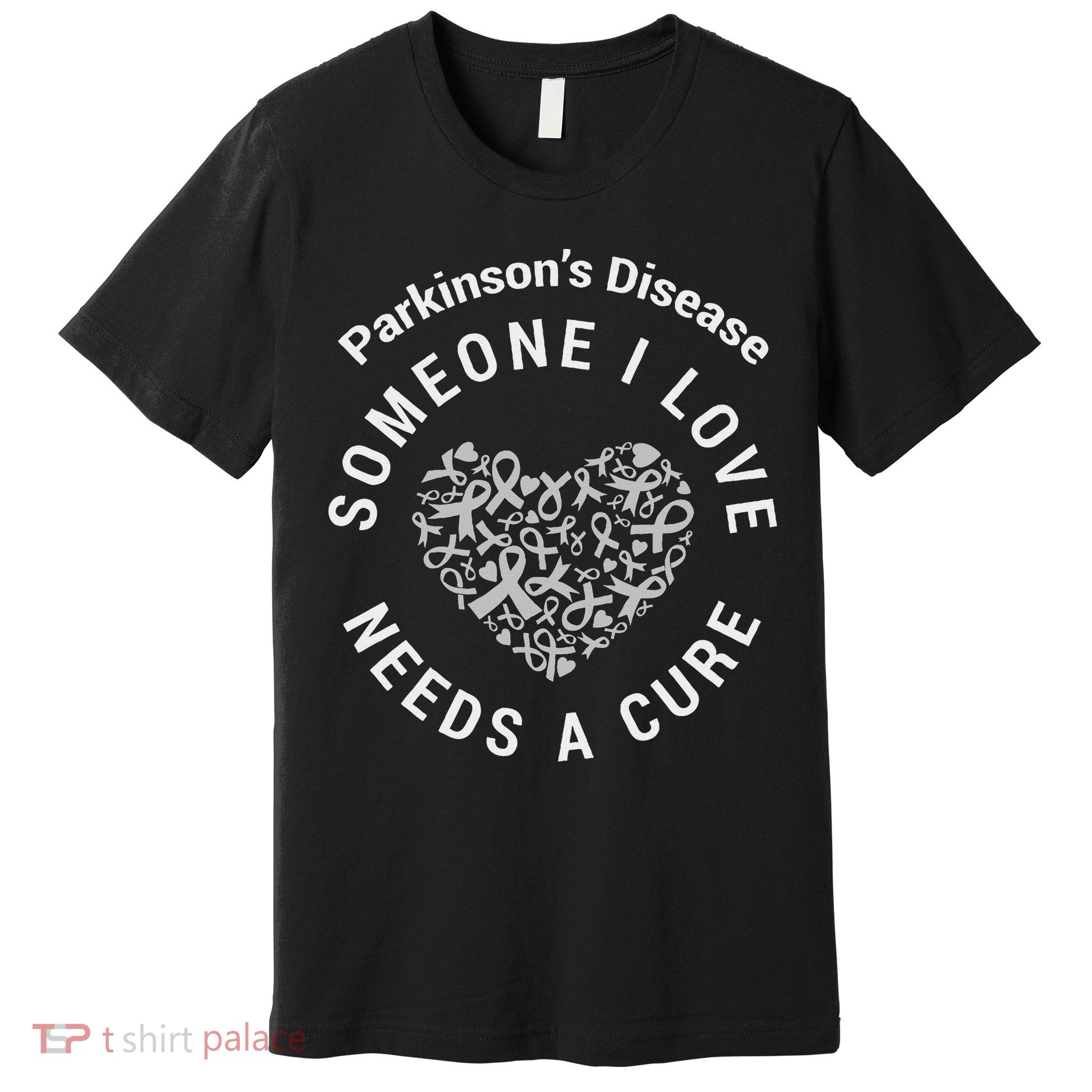 Parkinson's Raise Awareness Need Cure Love Family Support Premium T-Shirt
