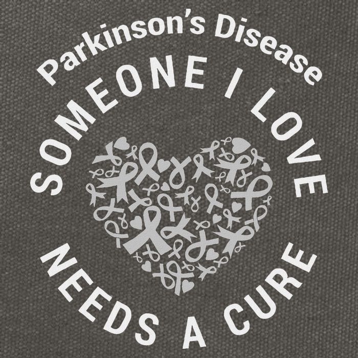 Parkinson's Raise Awareness Need Cure Love Family Support Cotton Canvas Backpack