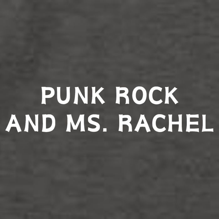 Punk Rock And Ms Rachel Funny Ms Rachel Parent Vector Backpack