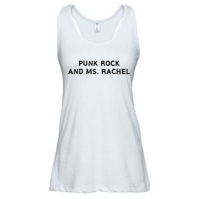 Punk Rock And Ms Rachel Funny Ms Rachel Parent Ladies Essential Flowy Tank
