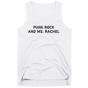 Punk Rock And Ms Rachel Funny Ms Rachel Parent Tank Top