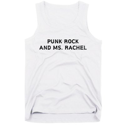 Punk Rock And Ms Rachel Funny Ms Rachel Parent Tank Top