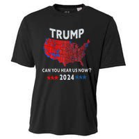 Patriotic Red And Blue Map Usa County Election Map Gift Cooling Performance Crew T-Shirt