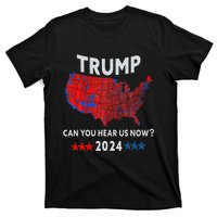 Patriotic Red And Blue Map Usa County Election Map Gift T-Shirt