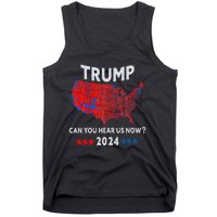 Patriotic Red And Blue Map Usa County Election Map Gift Tank Top