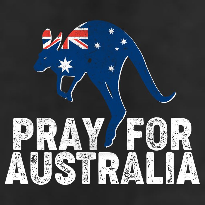 Pray for Australia Kangaroo Australian Flag 15oz Campfire Ceramic Mug