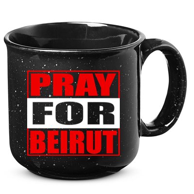 Pray For Beirut 15oz Campfire Ceramic Mug
