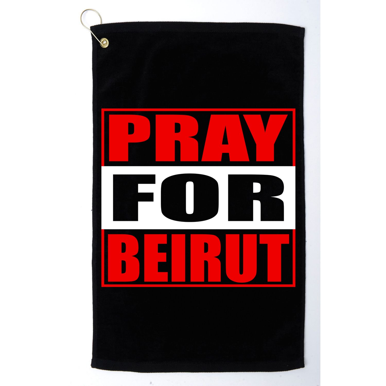 Pray For Beirut Golf Towel
