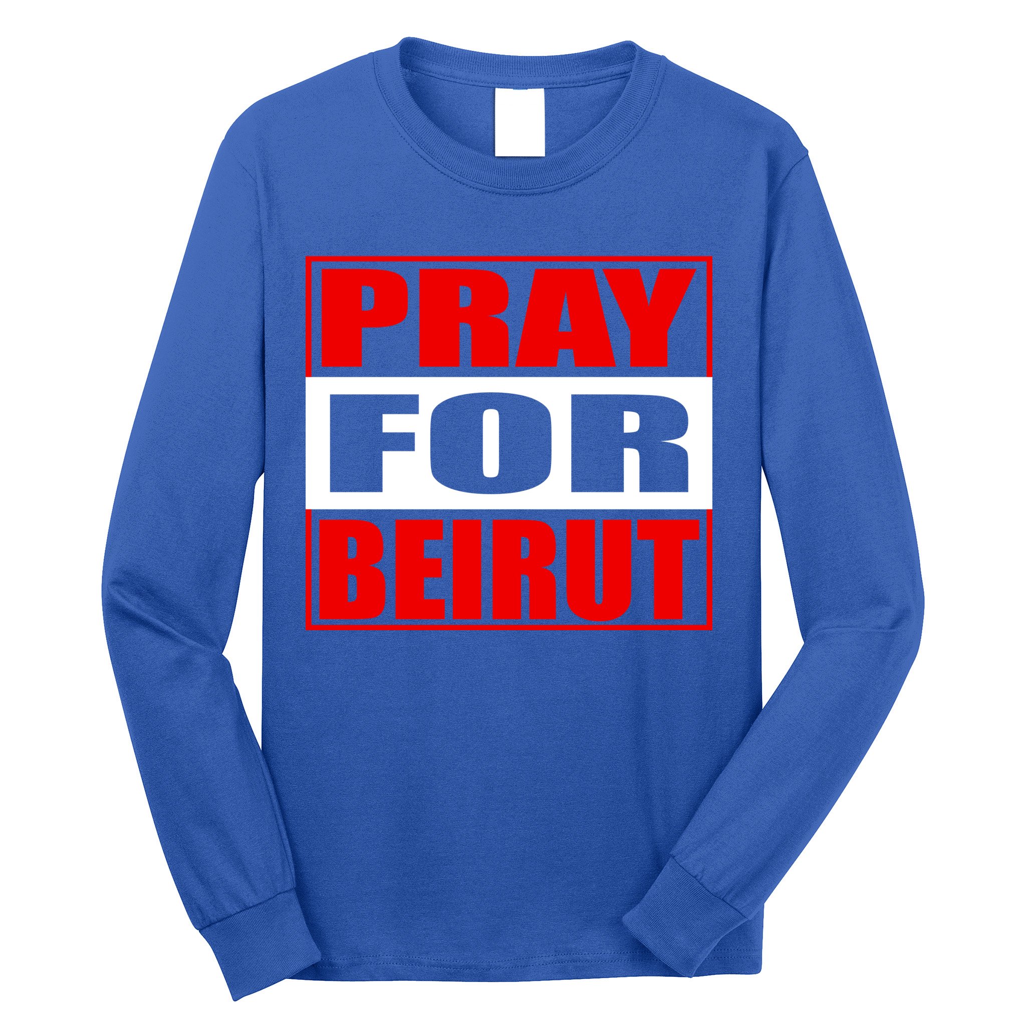 Pray For Beirut Long Sleeve Shirt