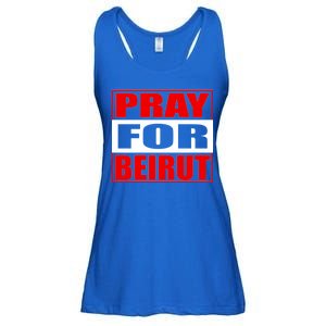 Pray For Beirut Ladies Essential Flowy Tank