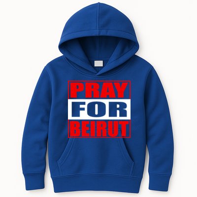 Pray For Beirut Kids Hoodie