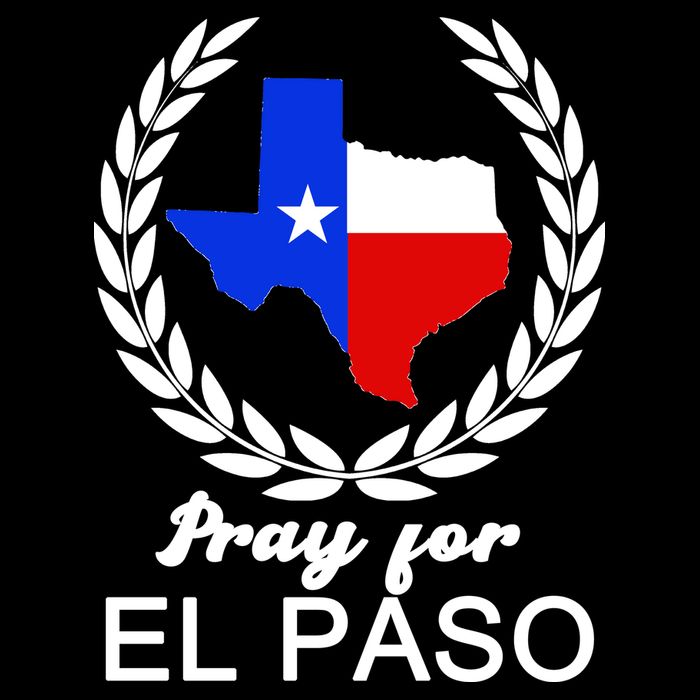Pray For El Paso Cooling Performance Crew T-Shirt