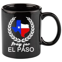 Pray For El Paso 11oz C Handle Ceramic Mug
