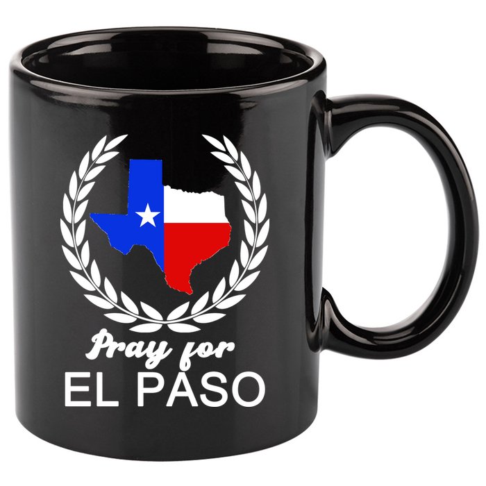 Pray For El Paso 11oz C Handle Ceramic Mug