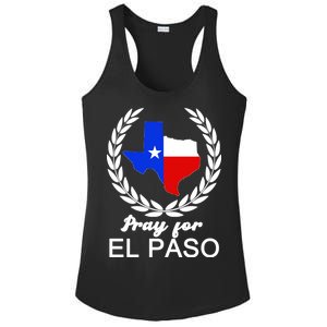 Pray For El Paso Ladies PosiCharge Competitor Racerback Tank