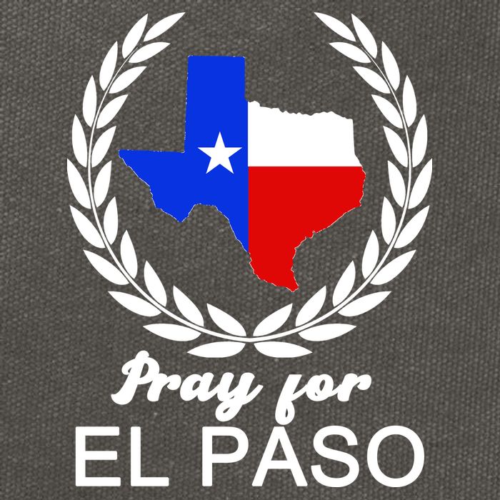 Pray For El Paso Cotton Canvas Backpack
