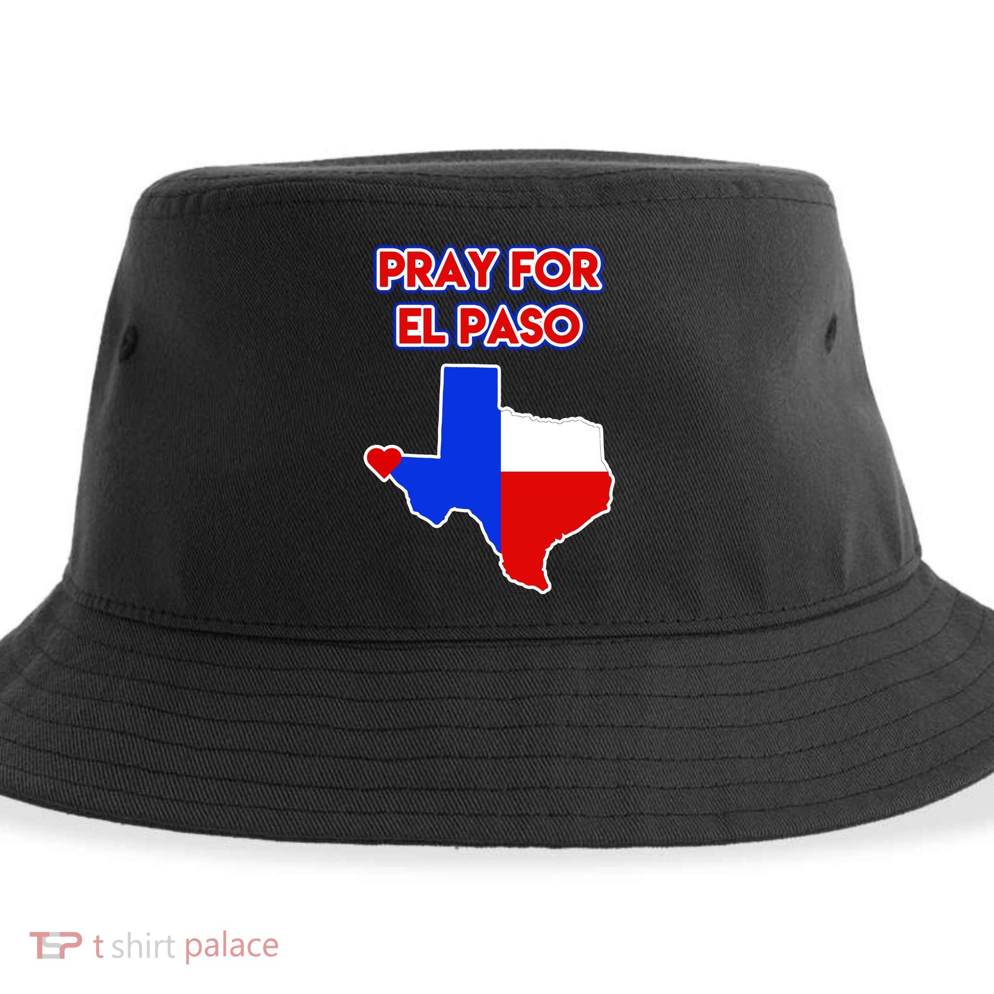 Pray For El Paso Texas Sustainable Bucket Hat