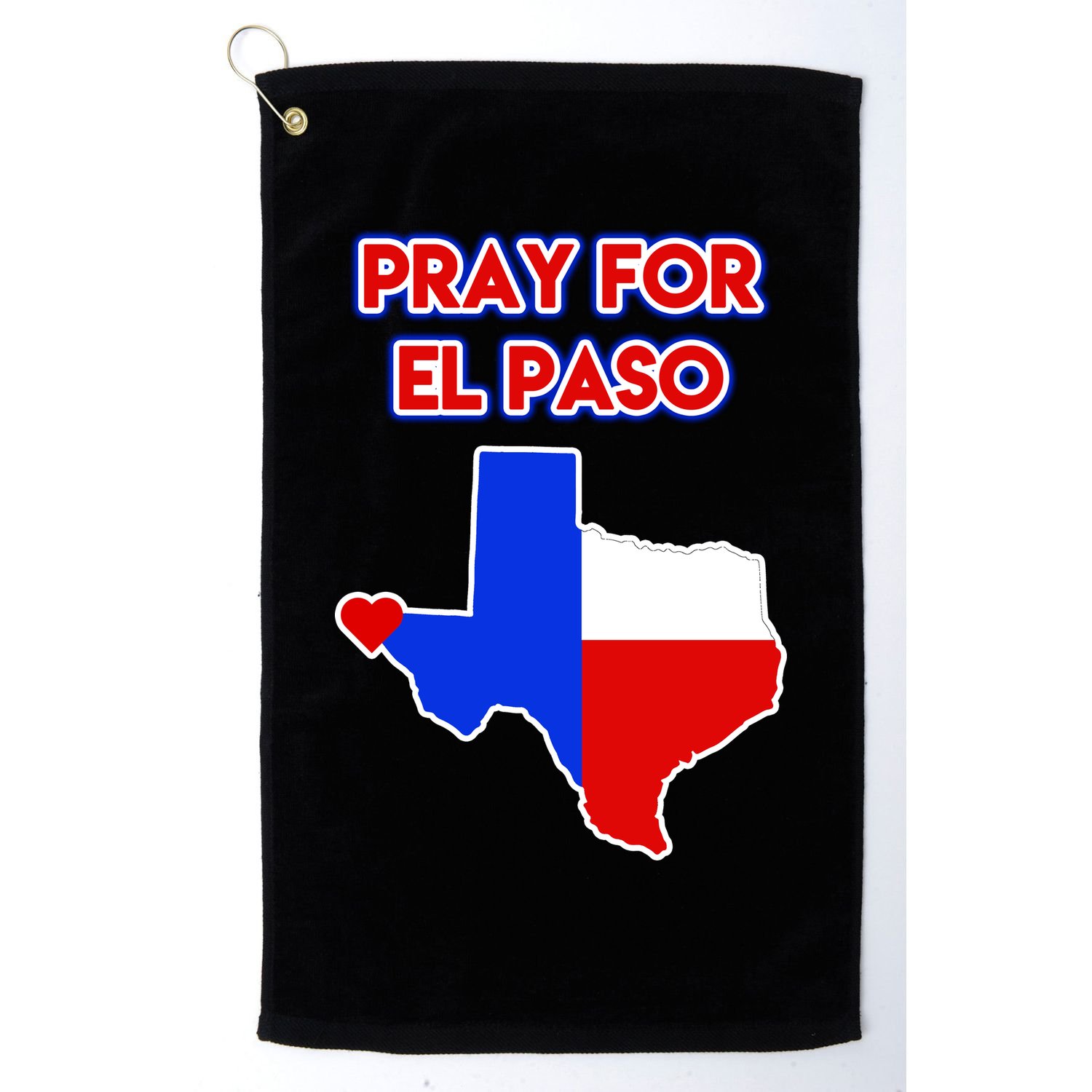 Pray For El Paso Texas Golf Towel