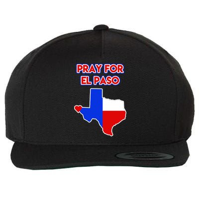 Pray For El Paso Texas Wool Snapback Cap