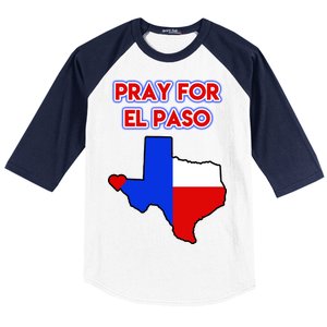 Pray For El Paso Texas Baseball Sleeve Shirt