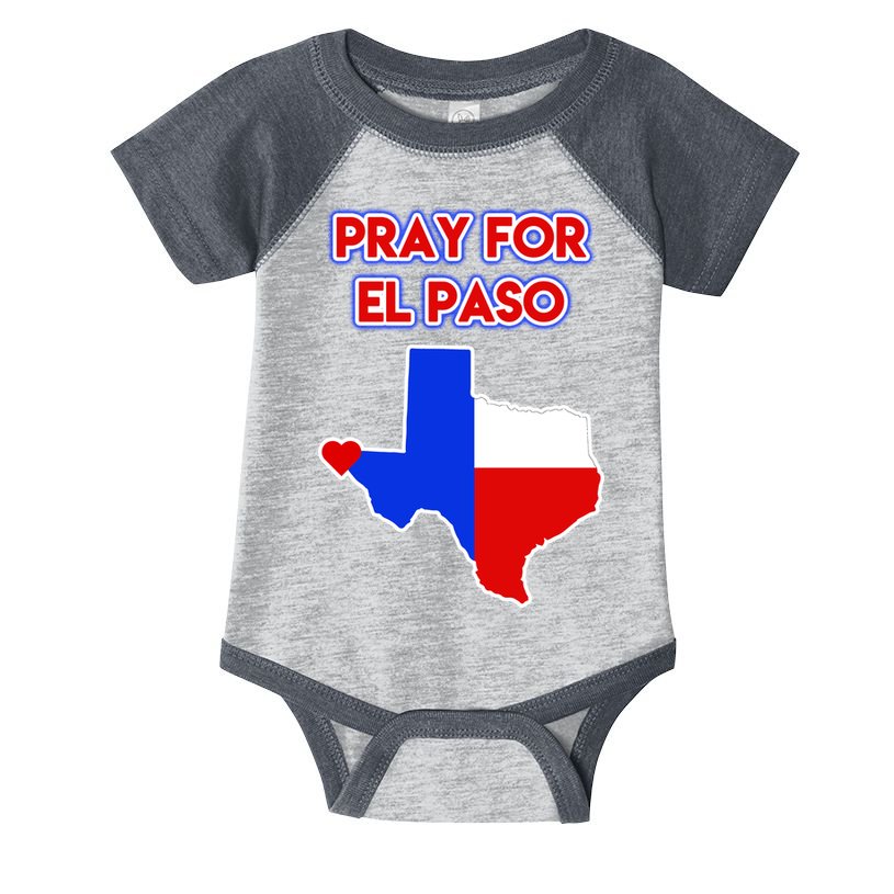 Pray For El Paso Texas Infant Baby Jersey Bodysuit