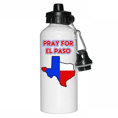 Pray For El Paso Texas Aluminum Water Bottle 