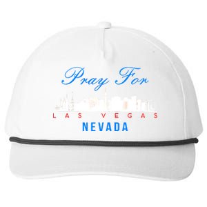 Pray For Las Vegas Nevada Snapback Five-Panel Rope Hat