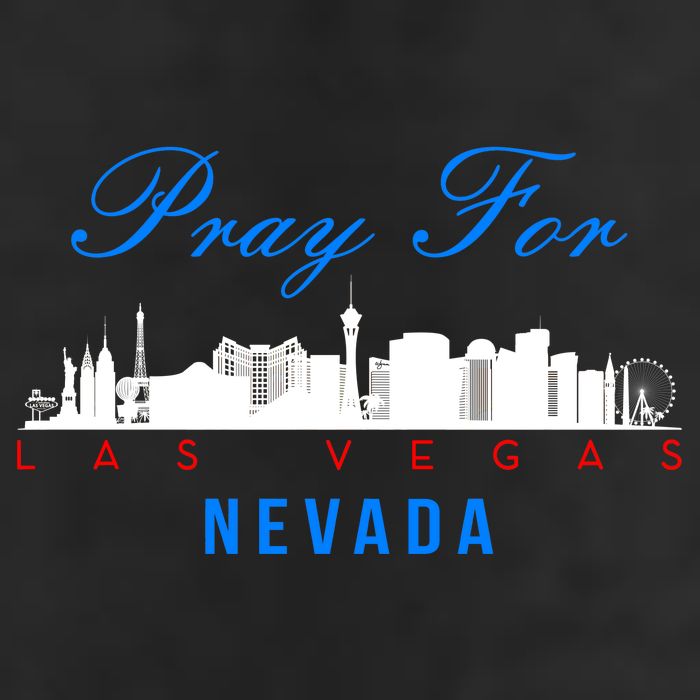 Pray For Las Vegas Nevada Adult Drive Performance Visor