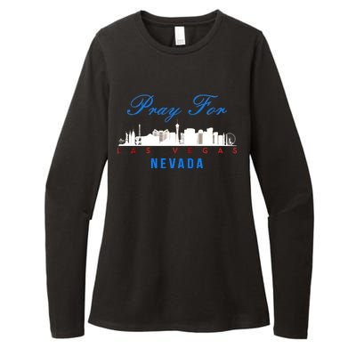 Pray For Las Vegas Nevada Womens CVC Long Sleeve Shirt