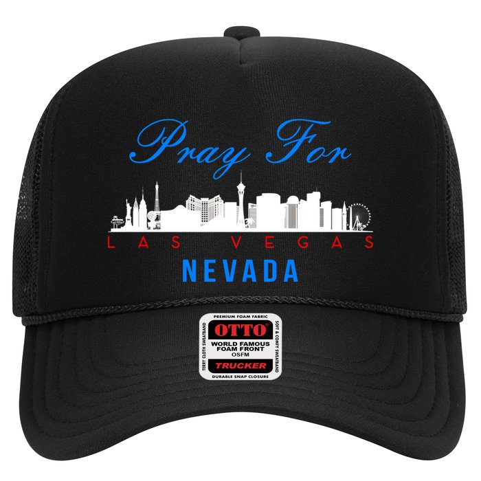 Pray For Las Vegas Nevada Trucker Hat