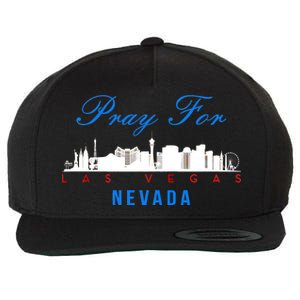 Pray For Las Vegas Nevada Wool Snapback Cap