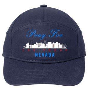 Pray For Las Vegas Nevada 7-Panel Snapback Hat