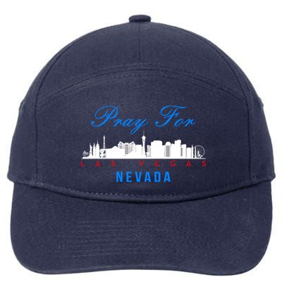 Pray For Las Vegas Nevada 7-Panel Snapback Hat
