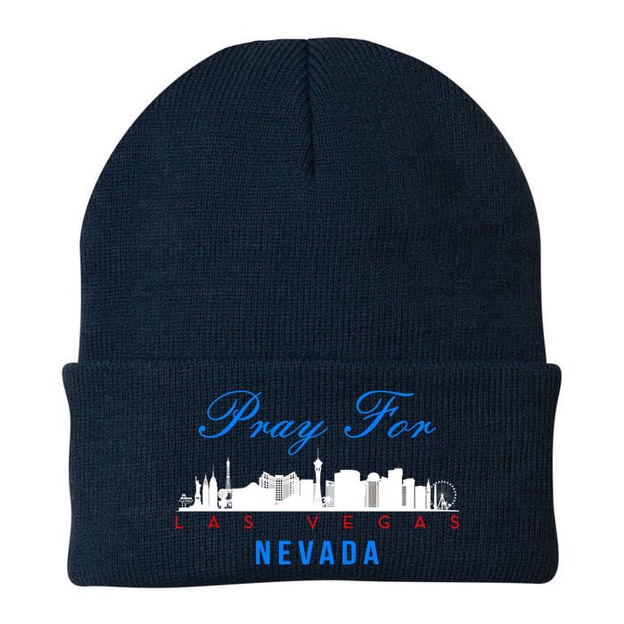 Pray For Las Vegas Nevada Knit Cap Winter Beanie